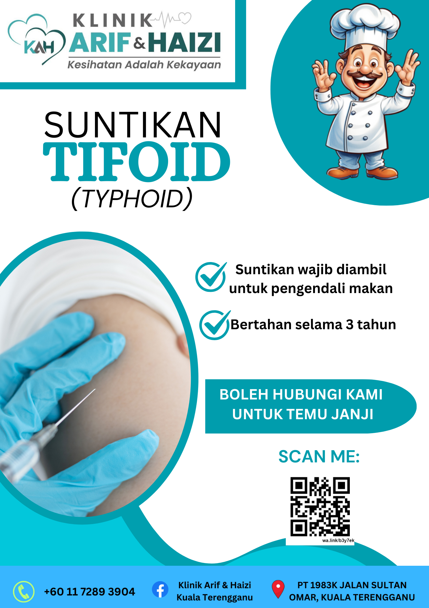 White and Blue Modern Medical Service Flyer (2)
